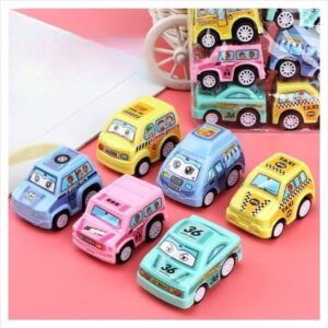 Pull Back Fire Truck Set 1 Bag Of 6 Pieces