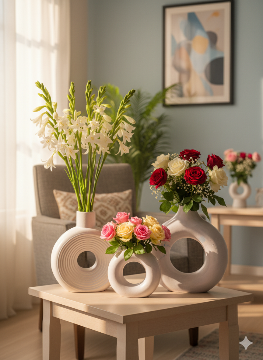 ফুলের টব,শো-পিচ